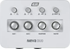 ESI Neva Duo / USB audio rozhranie / 24 bit/192 kHz / 2x combo XLR/Jack / USB-C (NEVADUO)
