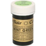 Gélová farba mint green 25 g - Sugarflair - Sugarflair