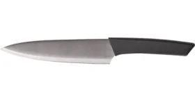 Lamart LT2155 strieborno-čierna / Nôž kuchársky / ostrie 20 cm / dĺžka 33 cm (8590669379453)