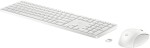 HP HP 655 Wireless Mouse Keyboard Combo - White - ESTONIAN