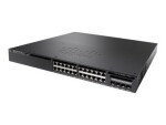 Cisco Catalyst 3650-24PD-E / riadený switch / 24 Port / PoE / 2x10G / Uplink / IP Services (WS-C3650-24PD-E)