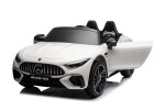 Mamido Mamido Elektrické autíčko Mercedes AMG SL63 4x200W 24V biele EVA, ECO koža