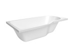 Asymetrická vaňa Laguna Beáta Plus 160x80 cm akrylát ľavá BE1600LPLUS BE1600LPLUS