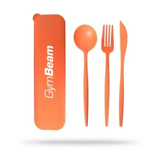 Súprava príborov 2GO Orange - GymBeam (oranžová) (82789-1-single_variant)