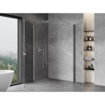 MEXEN/S - Mist-B Duo sprchovací kút dvere krídlové 95 x 80, transparent, chróm 8A2-095-080-01-00