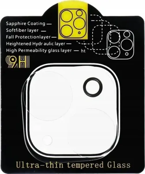 OEM ochranné sklo fotoaparátu pre Apple iPhone 16 transparentné / Ochranné sklo fotoaparátu / 5D Full Glue