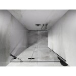 MEXEN/S - Lunar sprchové dvere krídlové ľavé 70, transparent, chróm 834-070-000-01-00-L