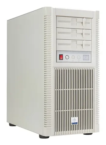 Silverstone FLP02 béžová / Skriňa / Midi tower / ATX, SSI-CEB / bez zdroja (SST-FLP02W)