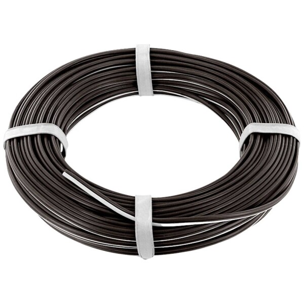 Econ connect ZKL05WSSW20 opletenie / lanko 2 x 0.5 mm² biela, čierna 20 m; ZKL05WSSW20