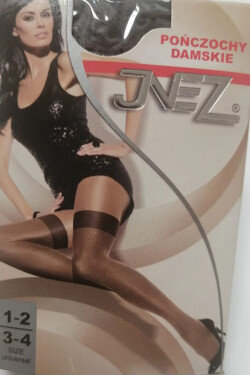 Dámske samodržiace pančuchy Elastil Inez 20 denier - Inez one size béžová