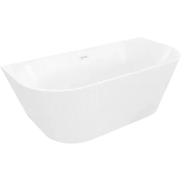 MEXEN - Oris voľne stojaca vaňa nástenná reliéf 150 x 75, biela, bez krytky prepadu a zátky 52871507500-SS