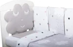 BUBABA Súprava do postieľky Spiaci mráčik 10dielna (41137)
