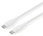 Nedis USB-C - USB-C biela / Kábel / USB 2.0 / 60 W / 480 Mbps / Silikónový / 1,5 m (CCGB60820WT15)
