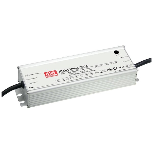 MEAN WELL napájací zdroj pre LED 155.4 W 1.05 A 74 - 148 V stmievateľný; HLG-120H-C1050B