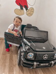 Mamido Elektrické autíčko Mercedes G63 AMG lakované čierne