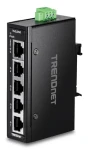 Trendnet TI-ELC50 / Switch / 5- Port 10/100 Mbps / DIN lišta / -40 až 75 °C (TI-ELC50)