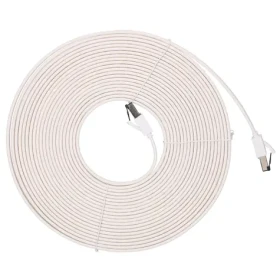 Extralink CAT.8 U/FTP biela / Patch kábel / plochý / 40 Gbit/s / 10 m