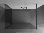 MEXEN/S - Kyoto Sprchová zástena WALK-IN 120 x 115, transparent, grafit metal 800-120-212-95-00-115