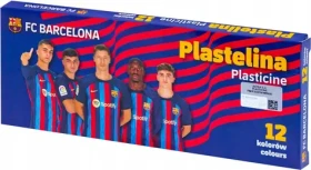 ASTRA Plastelína 12 farieb FC Barcelona (5901137205243)