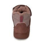 Dievčenské zimné barefoot topánky DAXI OLD PINK, Protetika, staroružová - 23
