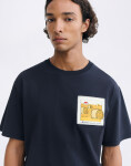 Thinking MU Straw Camp Navy Aaron Tee NAVY XL