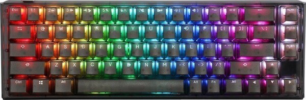 Ducky One 3 Aura Black SF Gaming Tastatur, RGB LED - MX-Silent-Red