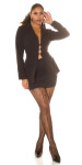Dámske sieťované pančuchy "Cross" R39128 čierne - In-StyleFashion one size