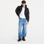 Bunda Alpha Industries MA-1 Zip Hood Backprint Black/ Reflective XL