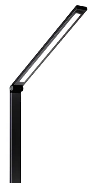 Platinet PDL888B čierna / LED lampička / 10 W / 500 lm / 3000-6000 K / dotykové ovládanie / Qi bezdrôtové nabíjanie / USB-C (PLADLL888N)