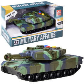 Mamido Vojenský tank maskáčový svetlá zvuk ZA4267 ZI