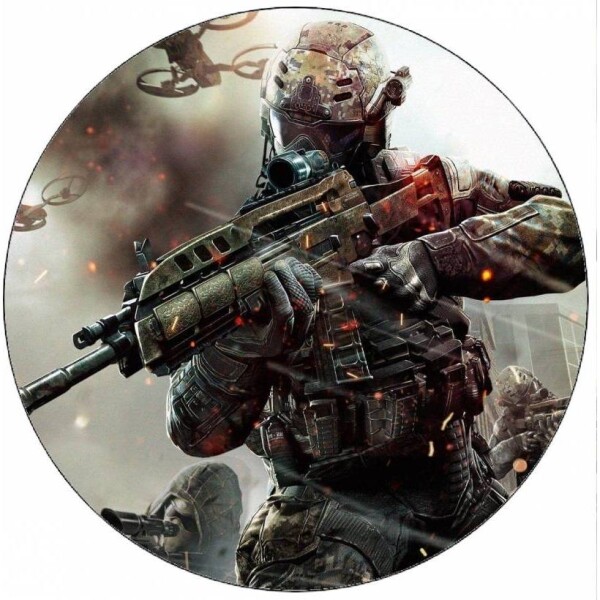 Jedlý papier Call of Duty bojovník 19,5 cm - Pictu Hap - Pictu Hap