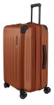 Stredný škrupinový kufor na kolieskach Travelite Dynamiic M exp Copper