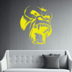 Veselá Stena Samolepka King Kong Farba: hnědá, Veľkosť: 80 x 67 cm