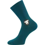 VOXX Ponožky dětské anatomicky tvarované BAREFOOTIK MERINO se stříbrem MODRO-ZELENÉ (3 páry) 20-24 124978