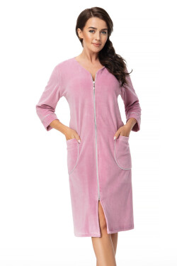 Dámsky župan FR-331 PUDR.růžová 2XL