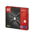 One For All Ultraslim Flat WM6211 čierna / Držiak TV na stenu / 13-43" / VESA 75-200 / pevný / nosnosť 40 kg (WM6211)
