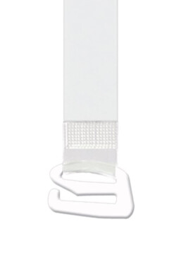 Silikónové remienky Julimex RT-104 16 mm biely kov Bílá