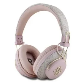 Guess PU 4G Metal Logo ENC Bezdrôtové Slúchadlá Pink (57983124139)