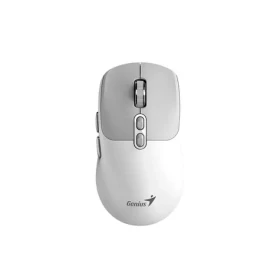 Genius NX-8080S bielo-šedá / Optická bezdrôtová myš / 1600 dpi / Copilot / 7 tlačidiel / 1x AA (31030042401)