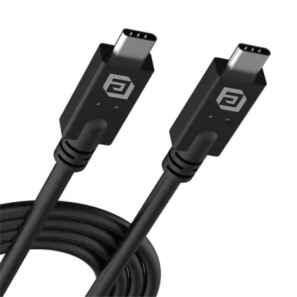 Akasa USB-C(M) - USB-C(M) 1m čierna/USB4/40Gbps/240W/PD 3.0 (AK-CBUB67-10BK)