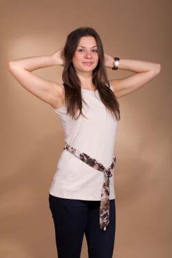 Blúzka Lucinda 3980 béžová - Lookat L