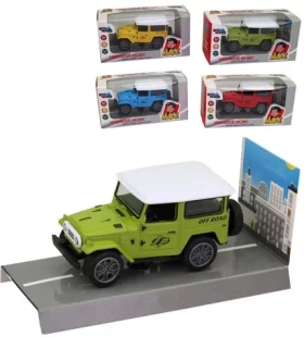 MaDe 14849 Auto Jeep kovové, na spätný chod