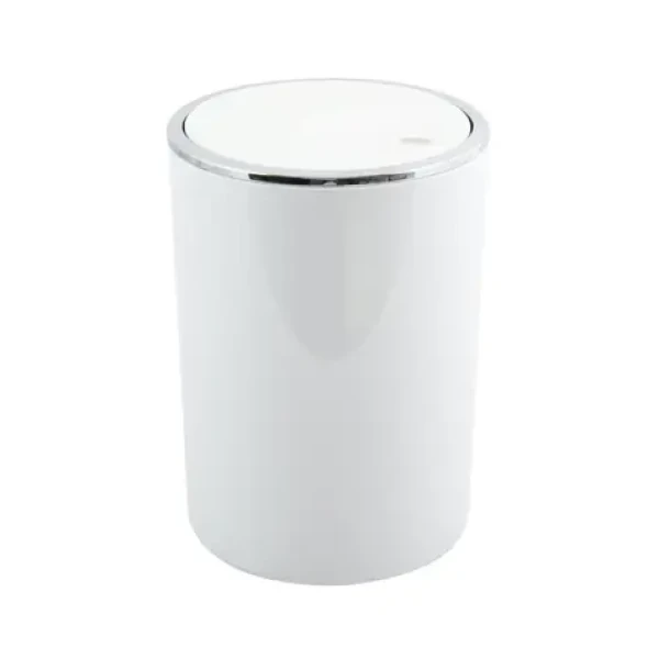 MSV KAMAKA výklopný odpadkový kôš 6 L biely / plast (3700703938699)
