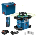 BOSCH GRL 650 CVHG Professional modrá / Rotačný laser / 18V / IP68 / Bluetooth / L-BOXX / bez aku (0601061V01)