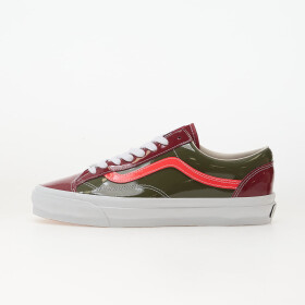 Tenisky Vans LX Old Skool 36 Patent Bordeaux/ Olive EUR 44