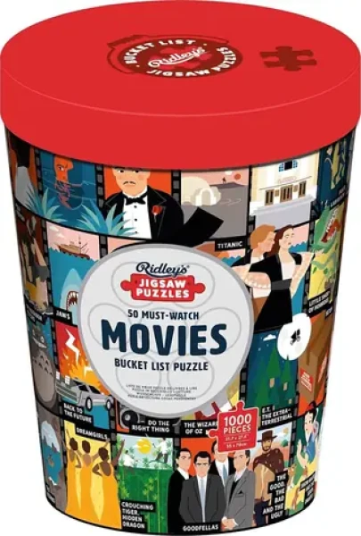 Ridley's Games Puzzle Bucket List: 50 filmov, ktoré musíte vidieť