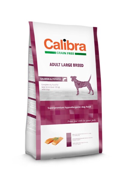 Calibra Dog Adult Large Salmon Grain-free - 2kg