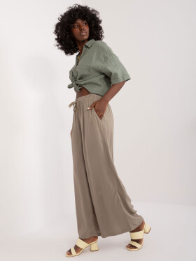 Nohavice D73761M62237E khaki S