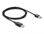 DeLock Predlžovací kábel Easy USB 2.0 A (M) - USB 2.0 A (F) 2m čierna (83371)