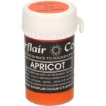 Gélová farba apricot 25 g - Sugarflair - Sugarflair